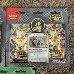 3x Pokemon TCG ME2.5 Ascended Heroes 2-Pack Blisters Larry & Erika Sealed & New! - Image 2