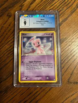 Mew 111/110 EX Holon Phantoms Holo 2006 Pokemon CGC 9 - Image 1