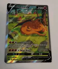 Charizard V Pokemon Sword Shield Promo SWSH260 Full Art SWSH - Image 1