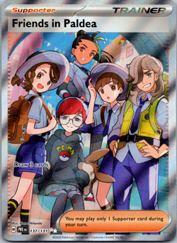 2025 Pokemon FRIENDS IN PALDEA 137/131 Prismatic Evolutions Ultra Rare ENG NM - Image 1