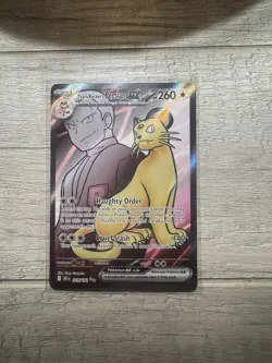 Pokemon TCG - Team Rocket's Persian ex 219/182 Ultra Rare Destined Rivals - Image 1