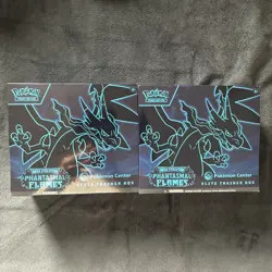 Phantasmal Flames Pokemon Center ETB SEALED x2 SHIPS NOW - Image 1