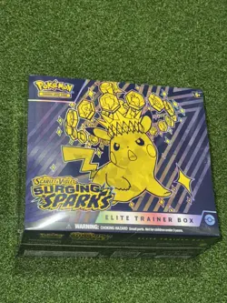 Pokemon : Scarlet & Violet Surging Sparks Elite Trainer Box ETB New & Sealed - Image 1