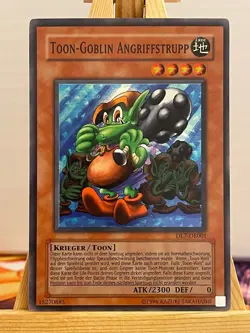 Toon-Goblin Angriffstrupp DL7-DE001 Super Rare Deutsch NM YUGIOH - Image 1
