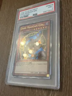 2024 Yu-Gi-Oh DARK MAGICIAN GIRL 1. Quarter Century Secret Rare MP24-EN009 PSA 9 - Image 3