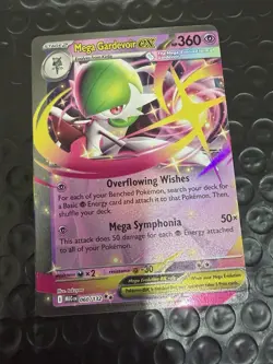 Pokemon TCG Mega Gardevoir Ex 060/132 Miscut Error Misprint Card NM Mega - Image 1