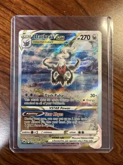 Darkrai VSTAR Ultra Rare Crown Zenith: Galarian Gallery Pokemon Card - Image 1