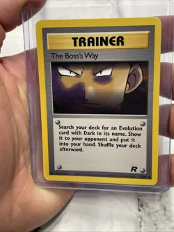 Pokemon Card The Boss's Way 73/82 UNLIMITED Team Rocket WOTC Uncommon NM/MT Vtg - Image 1