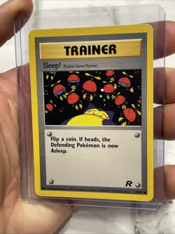 Pokemon Card Sleep! 79/82 UNLIMITED Team Rocket WOTC Common NM/MT Vintage TCG - Image 2