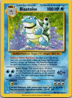 Blastoise Classic Collection Trading Card Game Classic 003/034 NM - Image 1