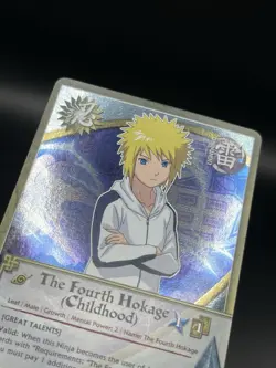 The Fourth Hokage (Childhood) N-701 Foil Foretold Prophecy Naruto Card Game - Image 2