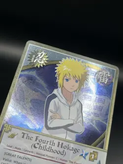 The Fourth Hokage (Childhood) N-701 Foil Foretold Prophecy Naruto Card Game - Image 3
