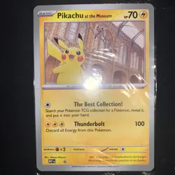 Pikachu At The Museum Oversized Promo Card X2, Brand New Sealed Jumbo - Image 2