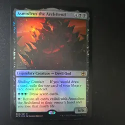 Asmodeus the Archfiend -Foil Light Play MTG Adventures in the Forgotten Realms - Image 1