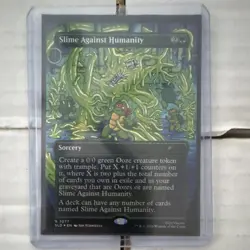 Magic: The Gathering Slime Against Humanity Sorcery Secret Lair 7077 Green - Image 1