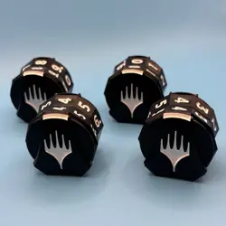 4x Foundations Life Counter Click Wheel MTG Magic: the Gathering New - Image 2