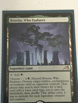 Boseiju, Who Endures Kamigawa: Neon Dynasty Rare Legendary Land 266 Regular Eng… - Image 1