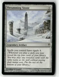 Magic the Gathering Thrumming Stone Coldsnap #142 - Image 1