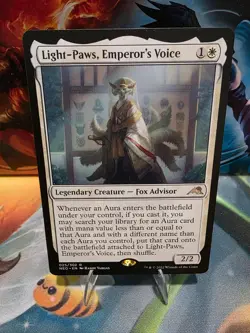 Light-Paws, Emperor's Voice - 25 - Rare - Kamigawa: Neon Dynasty - LP - Image 1