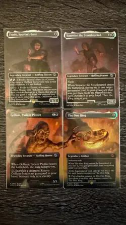 The One Ring Mount Doom Scene [Set of 4] - Image 1