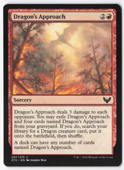 Dragon's Approach Normal C Strixhaven: School of Mages 97 NM - Image 1