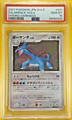 PSA 10 Salamence #431 Holo Shining Darkness Japanese Pokemon - Image 1