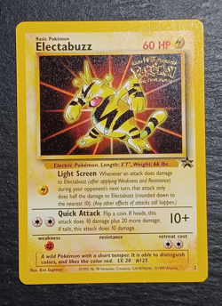 Electabuzz 2 (Pokemon The First Movie) Wotc Black Star Promo - PACK FRESH - A-3 - Image 1