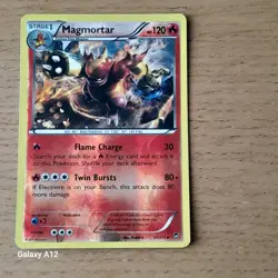 Pokemon Card Magmortar 11/111 XY Furious Fists Reverse Holo - Image 1