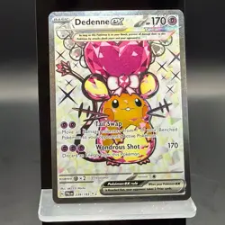 Pokemon TCG Dedenne EX Holo Ultra Rare Full Art S&V Paldea Evolved 239/193 NM - Image 1
