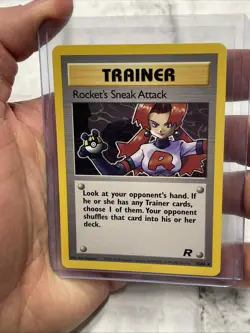 Rocket's Sneak Attack 72/82 Team Rocket Regular Pokemon Vtg NM Near Mint Rare - Image 1