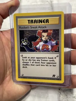 Rocket's Sneak Attack 72/82 Team Rocket Regular Pokemon Vtg NM Near Mint Rare - Image 2