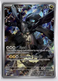 Pokemon Mega Evolution Promo N's Zekrom 031 Holofoil Promo - Image 1