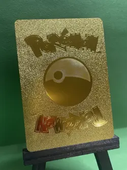 FAN ART! Mew V Gold Foil Pokemon Card - Image 2