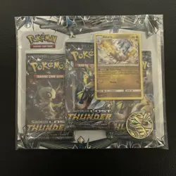 Pokemon TCG: SUN & MOON Lost Thunder 3 Pack Blister New Factory Sealed Altaria - Image 1