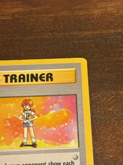 Pokemon TCG Base Set Shadowless 1st Edition Lass 75/102 Rare Trainer 1999 - Image 3