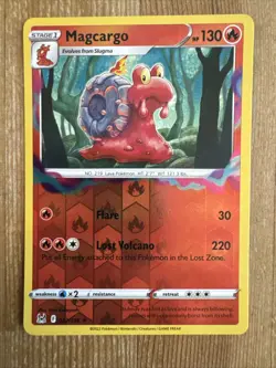 Pokemon TCG - Magcargo - 022/196 - Lost Origins - Reverse Holo - Rare - NM - Image 1