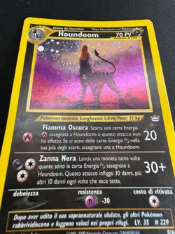 Pokemon Houndoom 8/64 Neo Revelation Rara Holo Prima Edizione Wizards ITA - Image 4