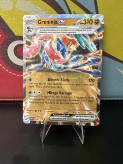 Pokemon TCG - 2024 Greninja ex 106/167 Twilight Masquerade Full Art Holo Rare - Image 1