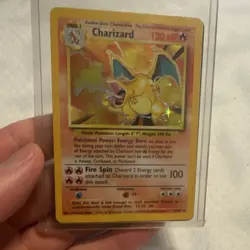 Pokemon Charizard Base Set Holo Rare 4/102 120HP Wizards of the Coast English - Image 1