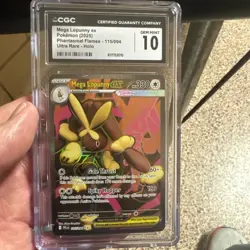 2025 Pokemon Phantasmal Flames Mega Lopunny ex Ultra Rare #115/094 GM CGC 10 - Image 1
