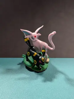 Umbreon & Espeon Prismatic Evolutions Premium Collection Pokemon Figure - Image 1