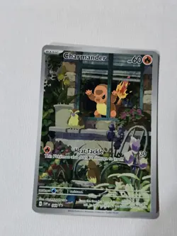 Pokemon TCG Charmander 044 Black Star Promo Full Illustration Art - Image 1