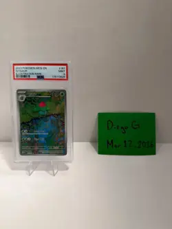PSA 9 Pokemon Ivysaur Illustration Rare 151 167/165 ENG 2023 🔥 - Image 1