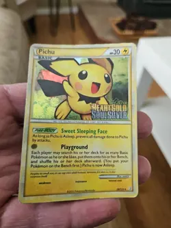 Pichu Holo 28/123 Heartgold Soulsilver Prerelease Promo Pokemon MP/HP - Image 1
