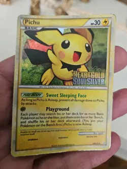 Pichu Holo 28/123 Heartgold Soulsilver Prerelease Promo Pokemon MP/HP - Image 2