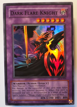 Yu-Gi-Oh! Dark Flare Knight DCR-017 Dark Crisis Vintage 2003 Near Mint - Image 2