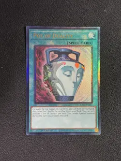Pot Of Duality RA02-EN057 Yugioh 1st Edition Prismatic Ultimate Rare - Image 1