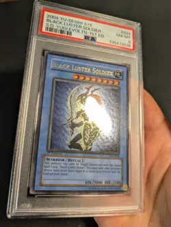 Yugioh Black Luster Soldier SYE-024 1st Edition Ultra Rare PSA 8 NM-MT! - Image 3