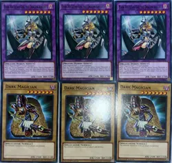 3 X Dark Paladin LEDD-ENA34 + 3 X Dark Magician LEDD 1st Mint YUGIOH - Image 1