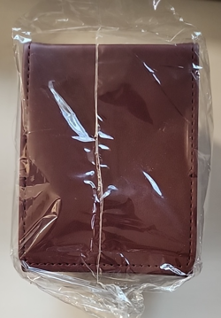 Ultra Pro Yu-Gi-Oh! Burgundy Millennium Ring Alcove Flip Deck Box - New Sealed - Image 4